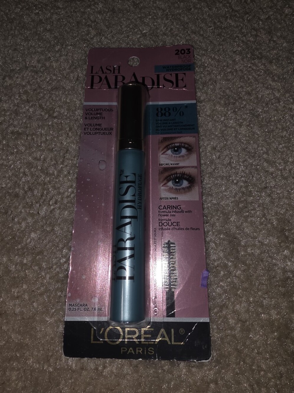L'Oreal Paradise Voluminous Black Mascara $11 NIP